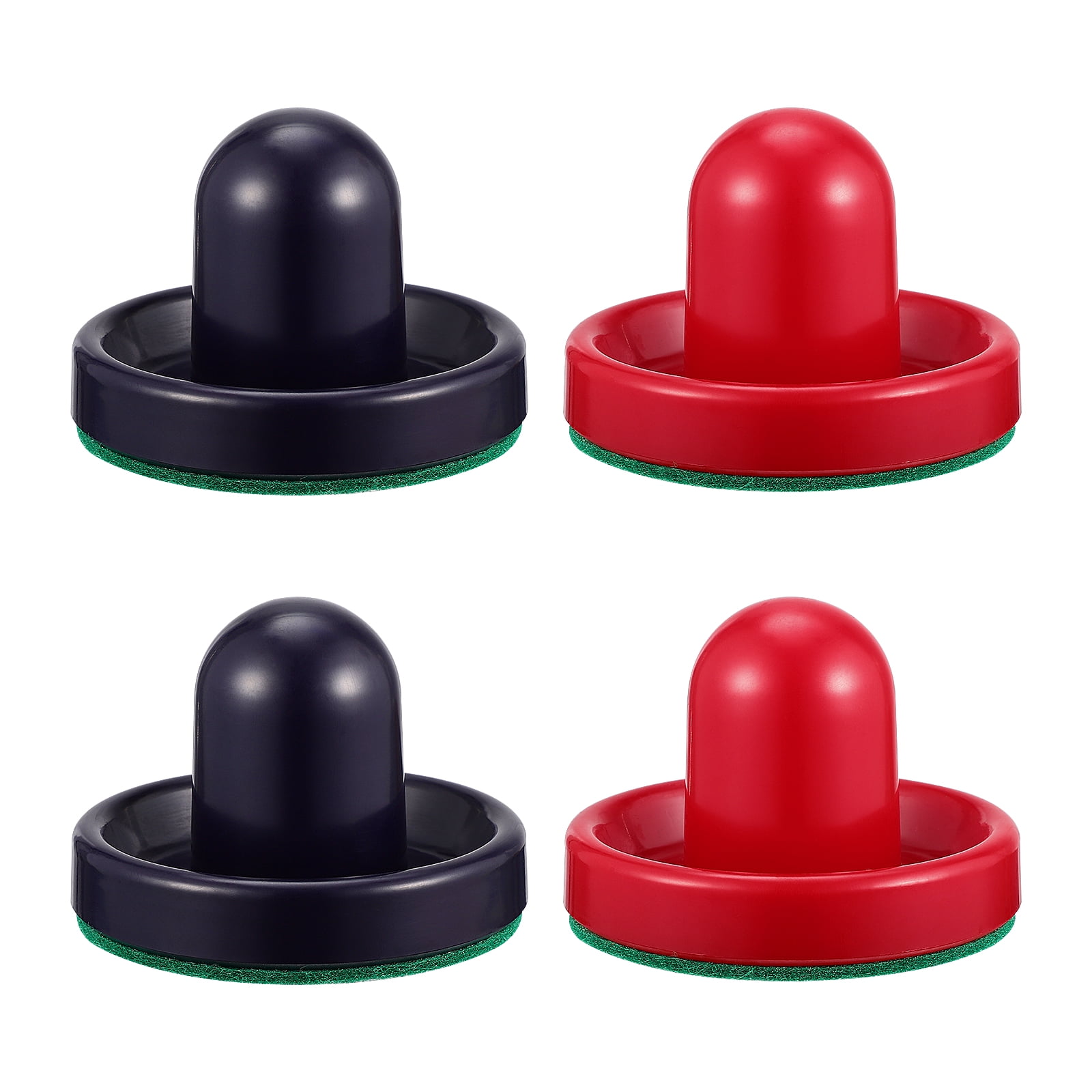 ONE250 Air Hockey Zubehör – 4 Schläger & 4 Rote Pucks Aus ABS, Ersatzteile Für Airhockey-Tische
