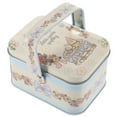 Meijiashe Vintage Bunny Tin Cookie Box Candy Jar Storage Container