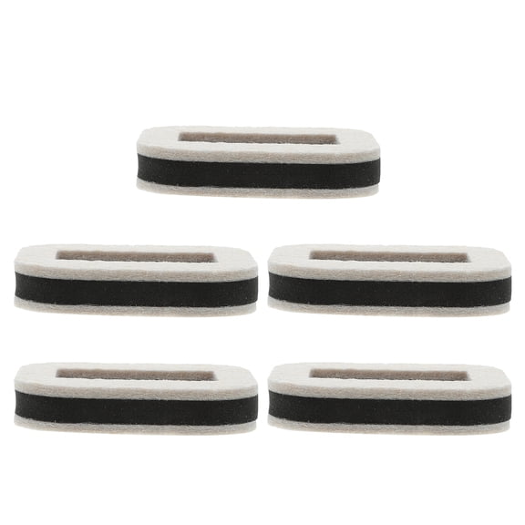 Meijiashe 5pcs Bed Stoppers Felt Pads for Furniture Wheels, Caster Cups, Anti- Furniture Protectors