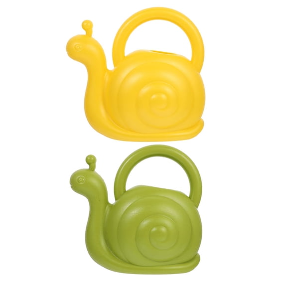Meijiashe indoor watering can 2pcs Cartoon Snail Design Watering Cans Plastic Watering Pots for