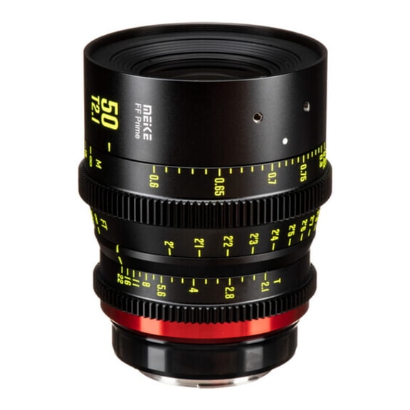 Meike 50mm T2.1 Full-Frame Cine Lens EF Mount (Fee/Meters Marking)