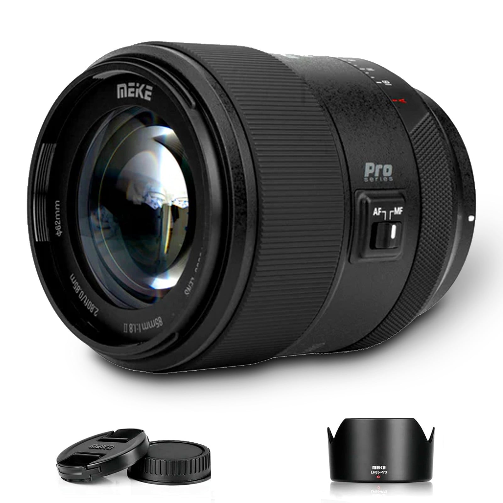 Meike 85mm f1.8 Pro II E-Mount STM Full Frame Medium Telephoto Auto Focus Prime Portrait Lens forSony E-Mount Cameras A7R A74 A7R4 A7C A7III A7RII A7RIII A7SIII A7SII A9 A6600 A6500 A6400 A6300