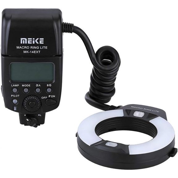 Meike MK-14EXT iTTL TTL LED Macro Ring Flash Light for Nikon D4 D800 D5200 D7100 Photography