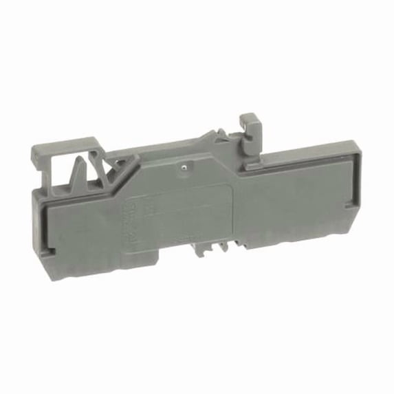 Meiko 0153042 Spring Clamp Terminal Block - Gray, 4 Conductor