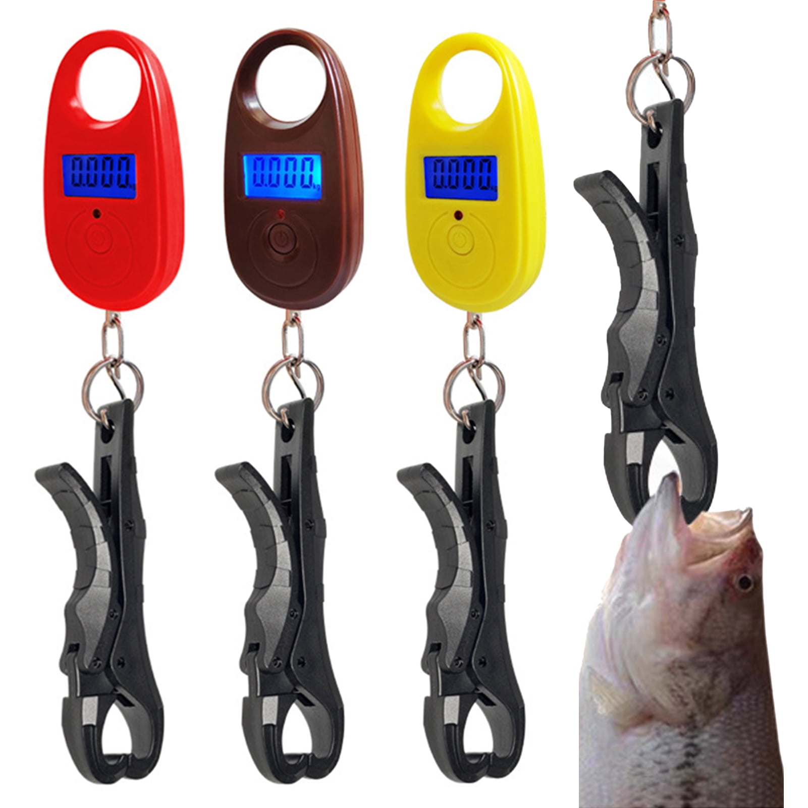 Meileang Mini Fish Gripper with 25Kg Electric Scale Mouth Lip Grabber ...