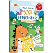 Mein Bunter Xxl Mein bunter XXL-Ferienspa  Dinos und Ritter   3 Kreativb cher im B Paperback