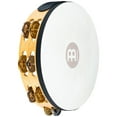 thumbnail image 1 of Meinl 10" Recording Combo Goat Skin Wood Tambourine with Double Row Jingles, Super Natural, 1 of 5