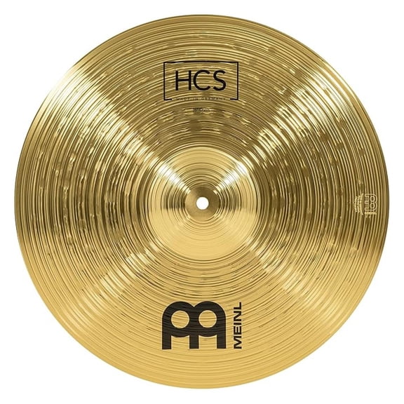Meinl 16 Crash Cymbal  HCS Traditional Finish Brass for Drum Set, Made In Germany, 2-YEAR WARRANTY (HCS16C)
