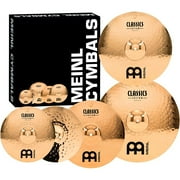 Meinl Classics Custom Brilliant Bonus Cymbal Set, 14HH, 16C, 20R, + 18 Medium Crash