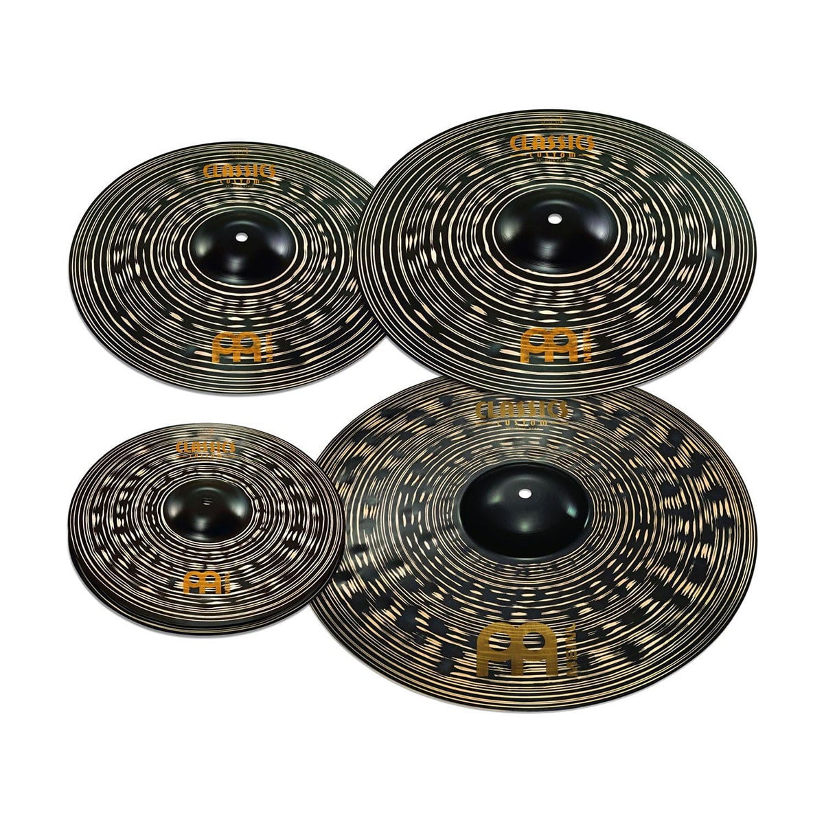 Meinl Cymbals Classics Custom Dark Cymbal Pack with Free 18" Dark Crash