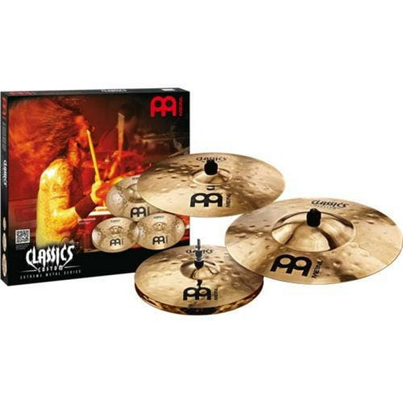 Meinl Cymbals Classics Custom Series Extreme Metal 3-Piece Cymbal Pack