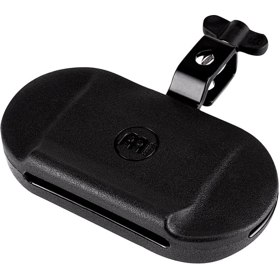Meinl Percussion Block with Adjustable Mount, High Pitch NOT Made in China for Perc Rigs, Drum Set or Marching Band, Two-Year Warranty MPE3BK