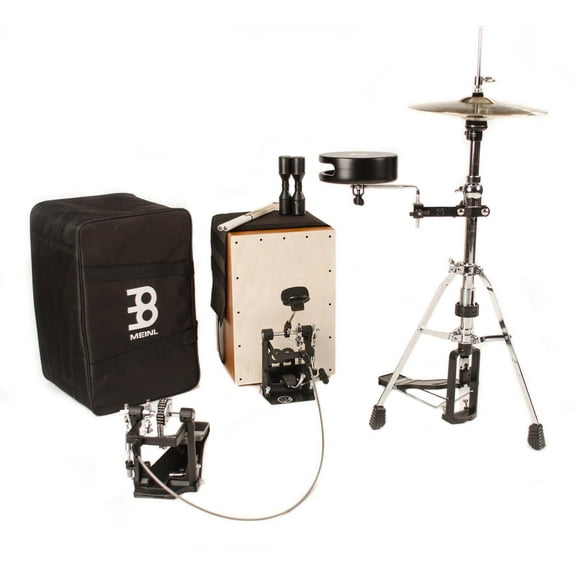 MEINL Cajon Drum Set With Cymbals and Hardware