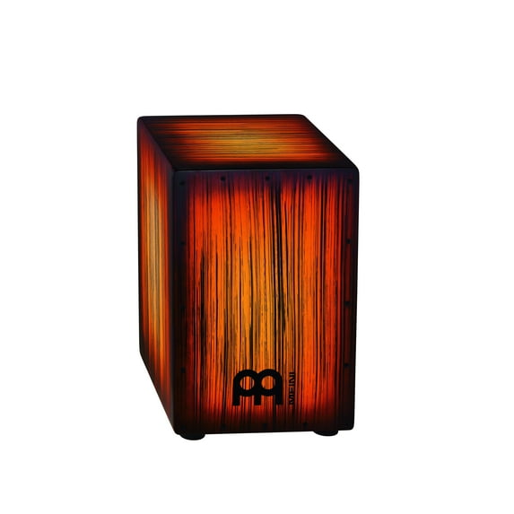Meinl Percussion Headliner Designer Series String Cajon - Tiger Striped, Amber