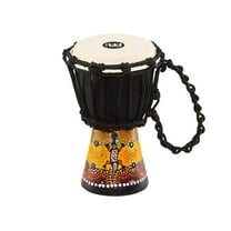 Meinl Percussion Mahogany Mini Rope Tuned Djembe with Goat Skin Head - Gecko Design