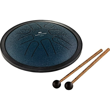 Meinl Sonic Energy SSTD2NB Small Steel Tongue Drum, G Minor, Navy Blue