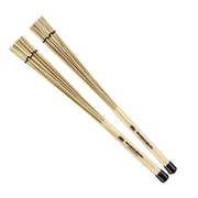 Meinl Stick and Brush Bamboo Brush with Fanned Dowels and Adjustable Rings