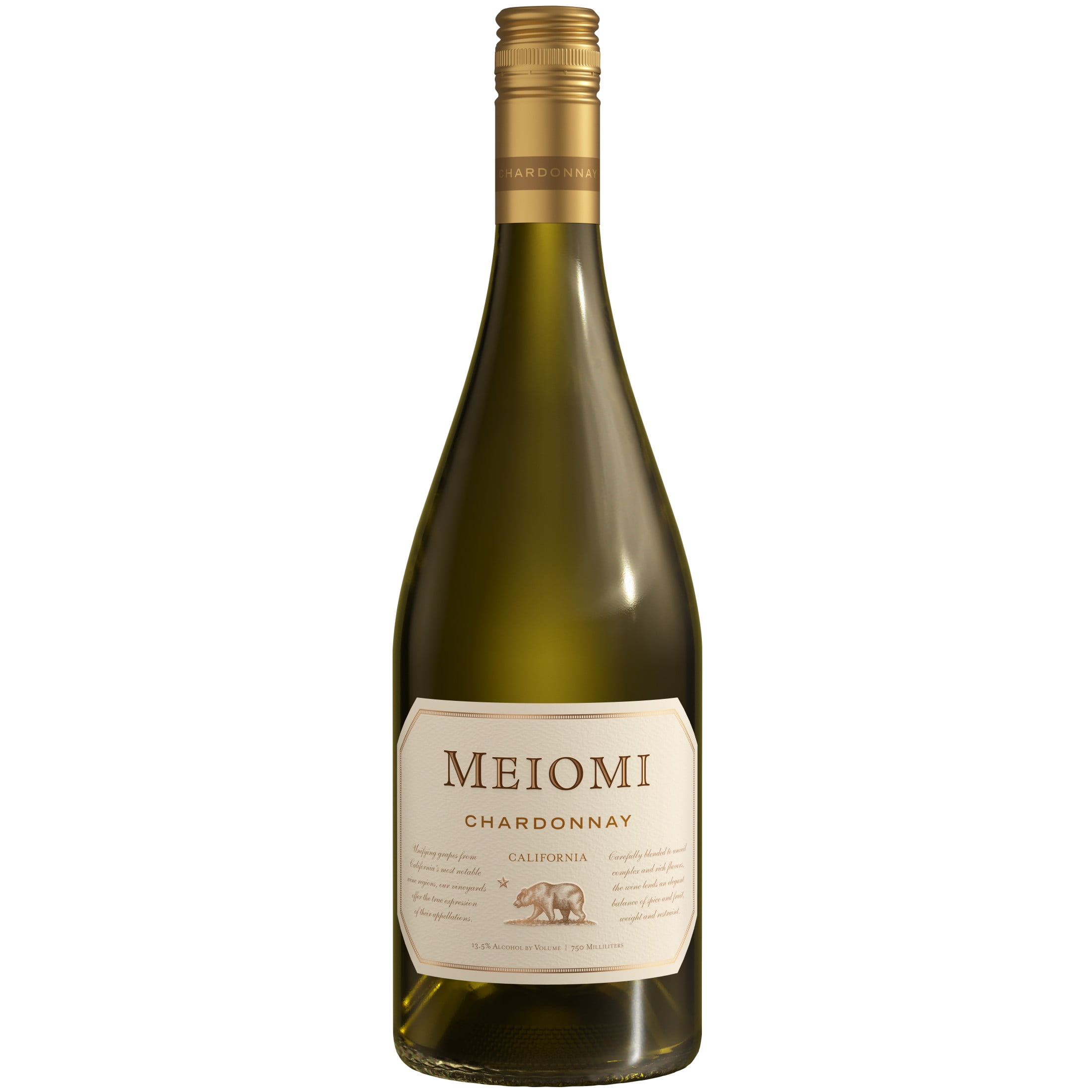 Meiomi California Chardonnay White Wine, 750ml Bottle, 13.5% ABV