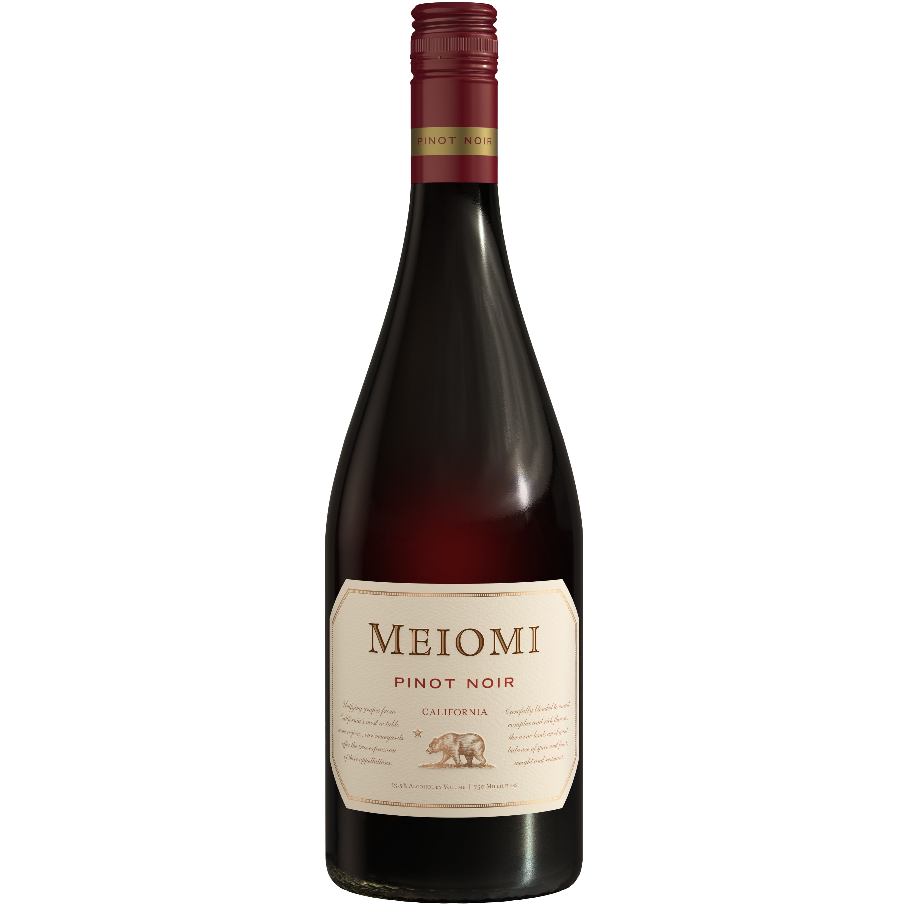Meiomi California Pinot Noir Red Wine, 750 ml Bottle, 13.5% ABV