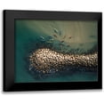 thumbnail image 1 of Meirovich, Ido 14x11 Black Modern Framed Museum Art Print Titled - Gathering, 1 of 5
