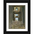 thumbnail image 1 of Meissonier, Jean Louis Ernest 11x14 Black Ornate Wood Framed with Double Matting Museum Art Print Titled - Ruines des Tuileries, 1 of 4