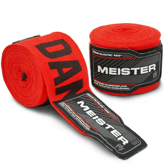 Meister 180" Semi-Elastic MMA Hand Wraps (Pair)
