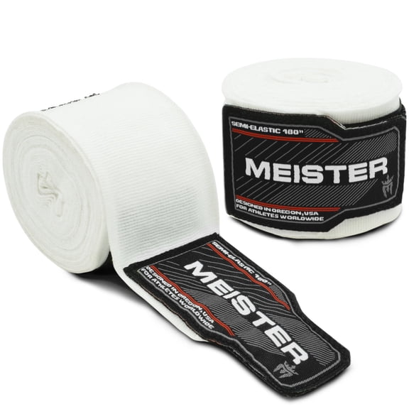 Meister 180" Semi-Elastic MMA Hand Wraps (Pair)