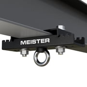 Meister Beam Clamp Hanger Mount for Boxing & MMA Heavy Bags, Suspension Straps & Ceiling Fixtures - Black - 3.5 - 5.5