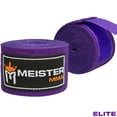 thumbnail image 1 of Meister ELITE 180" Premium Adult Hand Wraps for MMA & Boxing (Pair) - Royal Purple, 1 of 4