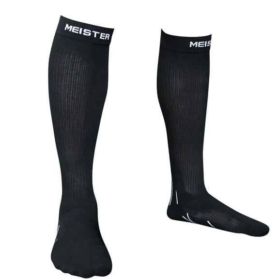 Meister Graduated 20-25mmHg Compression Socks (Pair)  - Black -  Small