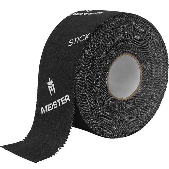 Meister StickElite Professional Porous Athletic Tape - 15yd x 1.5" - Black - 2 Rolls