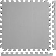 Meister X-THICK 1.5" Interlocking EVA Foam Mats - 2X Cushion for Wrestling, MMA Takedowns & Gymnastics - 2x2 Tiles - Gray - 25 Tiles 100 Sqft