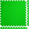 thumbnail image 1 of Meister X-THICK 1.5" Interlocking EVA Foam Mats - 2X Cushion for Wrestling, MMA Takedowns & Gymnastics - 2'x2' Tiles - Green - 25 Tiles (100 Sqft), 1 of 4