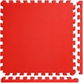 thumbnail image 1 of Meister X-THICK 1.5" Interlocking EVA Foam Mats - 2X Cushion for Wrestling, MMA Takedowns & Gymnastics - 2'x2' Tiles - Red - 36 Tiles (144 Sqft), 1 of 4