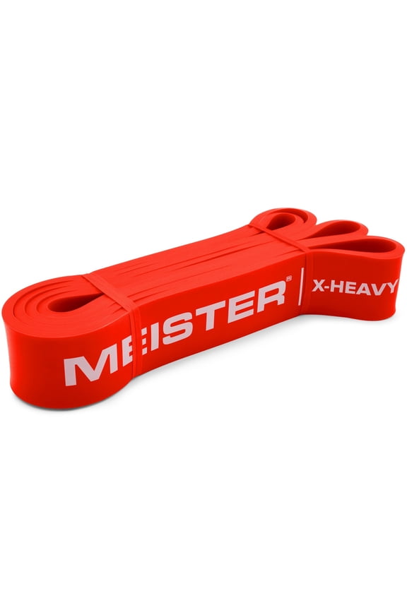 XBand Comfort Width Resistance Band - 41" x 2" - X-Heavy - Red