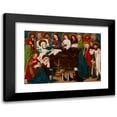 thumbnail image 1 of Meister der Gewandstudien 18x14 Black Modern Framed Museum Art Print Titled - Dormition of the Mother of God (1480-1490), 1 of 5