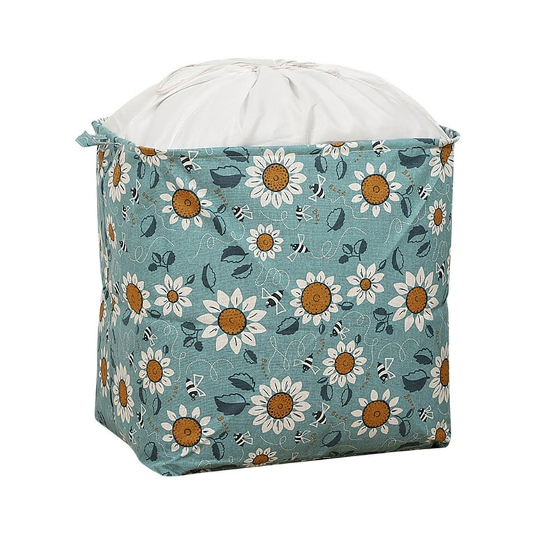 Meitianfacai 100L Extra Large Blanket Storage Bags Breathable Clothes Storage Containers for King Comforter Bedding Pillow Sheet Reinforced Handles