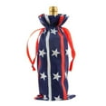 thumbnail image 1 of Meitianfacai 1PC Independence Day Wine Bottle Bag, USA Flag Themed Wine Bottle Covers for Home Decor, Party, Holiday Celebration (12.2x5.3in, Wine Bottle Not Included), 1 of 9