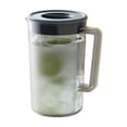 thumbnail image 1 of Meitianfacai 2L Refrigerator Pitcher with Lid, BPA-Free Plastic Cold Beverage Dispenser for Iced Tea/Lemonade, Wide Mouth Fruit Infuser & Dishwasher Safe - Space Saving 8.86x4.72in Design（Blue）, 1 of 7