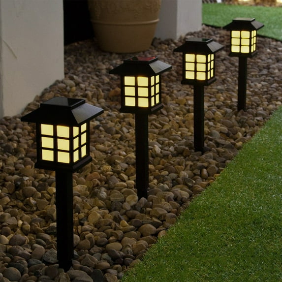 Meitianfacai 2PC Solar Lights, Land-scape Spotlights, Outdoor Garden Lights For Yard, Front Door
