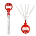 thumbnail image 1 of Meitianfacai 32-Hole Bubble Wand - Smiling Face Bubble Maker with Refill Solution for Outdoor Fun (Red), 1 of 3