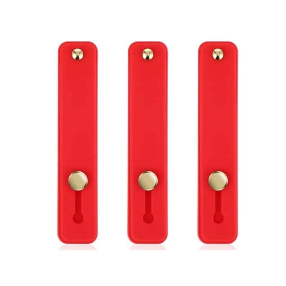 Meitianfacai 3pcs Cell Phone Finger Grip Strap Holder for Hand, Finger Strap Phone Holder, Slim Finger Loop Selfie Grip Compatible with Most Smartphones