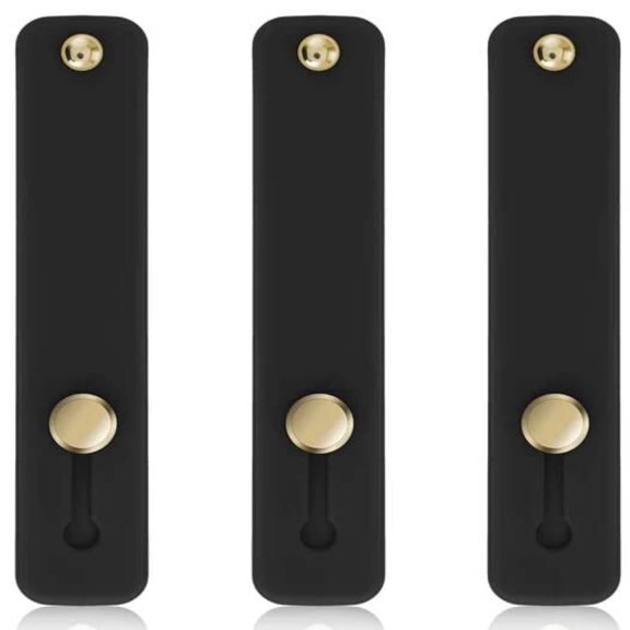 Meitianfacai 3pcs Cell Phone Finger Grip Strap Holder for Hand, Finger Strap Phone Holder, Slim Finger Loop Selfie Grip Compatible with Most Smartphones
