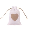 thumbnail image 1 of Meitianfacai 4x6 Inch Heart Gift Bags with Drawstring for Valentines Day Candy Party Favor Gift Bag, 1 of 6