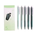 thumbnail image 1 of Meitianfacai 5PCS Retractable Gel Pen - Smooth Writing Quick Drying Black Ink Pen with Ergonomic Grip for Office, Home Use, Journaling and Drawing（Black）, 1 of 6
