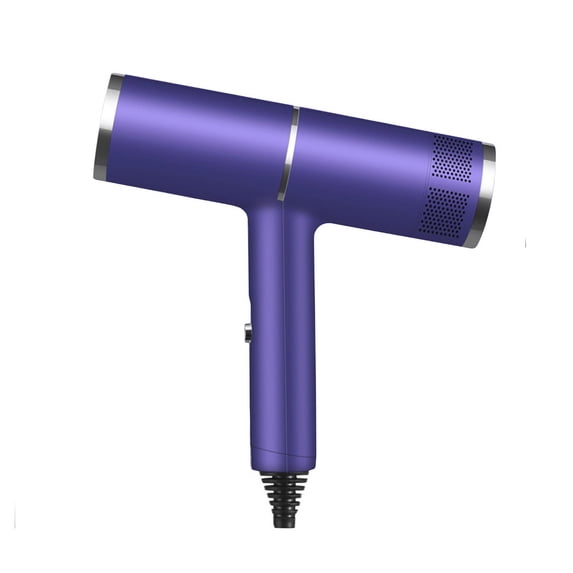 Meitianfacai 800W Hair Dryer with Negative Ion Technology, 3 Heat/Speed Settings for Fast Drying and Frizz Control (Purple)