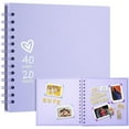 thumbnail image 1 of Meitianfacai 8x8 Inch 40-pages Scrapbook Album, Photo Album DIY Scrapbook Memory Book, Scrap Book Photo Albums for Couple Baby Wedding Family, 1 of 3