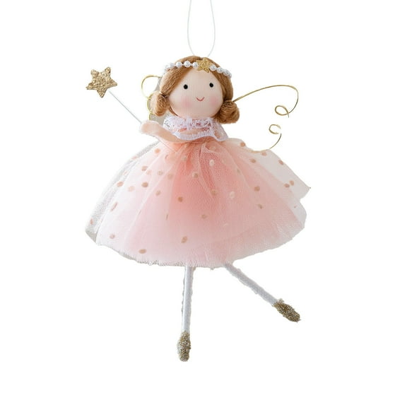 Meitianfacai Angel Christmas Ornament 5.5x4.3 inch Tree Hanging Decoration for Holiday Decor