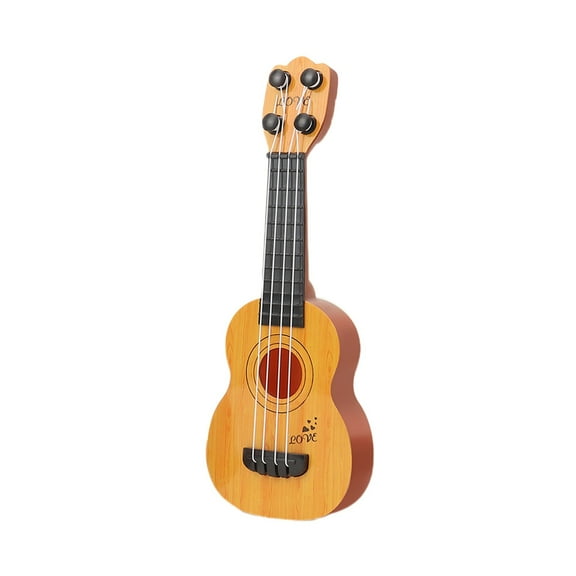 Meitianfacai Beginner Ukulele Guitar Toy - 4 Nylon String Sensory Musical Instrument for Coordination & Rhythm Development (10.2x3.7in)​