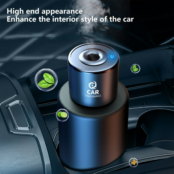Meitianfacai Car Diffusers for Essential Oils, Fragrance Car Humidifier, USB-Powered Mini Ultrasonic Mist Humidifier Essential Oil Diffuser for Vehicle